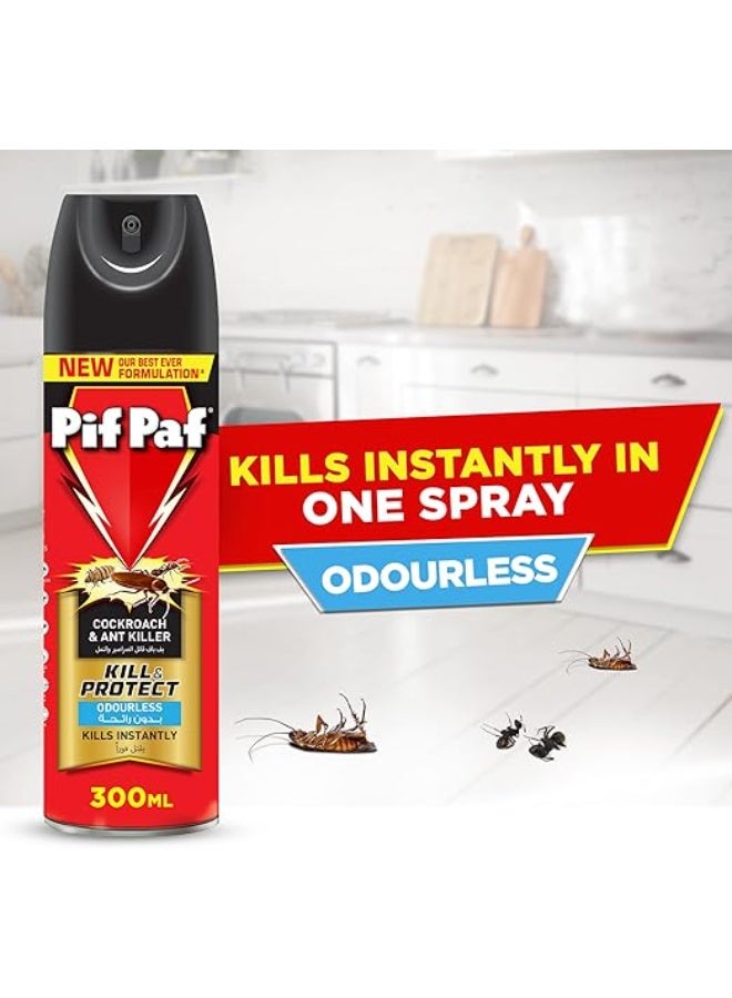 Pif Paf Cockroach & Ant Killer | Kill and Protect | Insect Killer Spray with Best Ever Formulation - Image 5